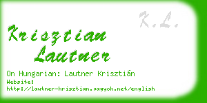 krisztian lautner business card