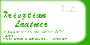 krisztian lautner business card